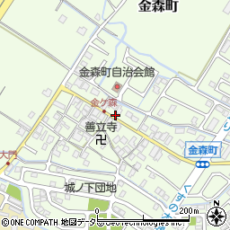 滋賀県守山市金森町796周辺の地図