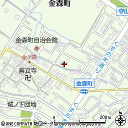 滋賀県守山市金森町864周辺の地図