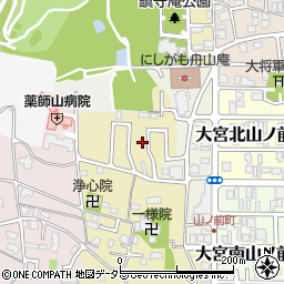 京都府京都市北区大宮薬師山東町11-42周辺の地図