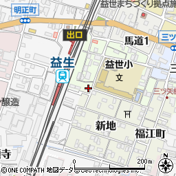 三重県桑名市益生町55周辺の地図