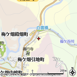 京都府京都市右京区梅ケ畑引地町28周辺の地図