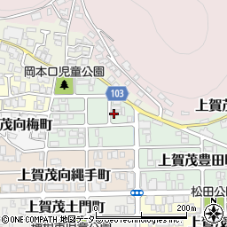 京都府京都市北区上賀茂岡本口町70-5周辺の地図