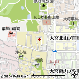 京都府京都市北区大宮薬師山東町11-50周辺の地図