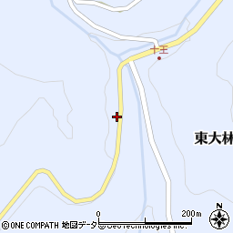 愛知県豊田市東大林町大林庵周辺の地図
