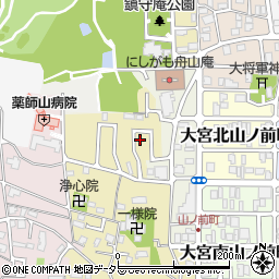 京都府京都市北区大宮薬師山東町11-46周辺の地図