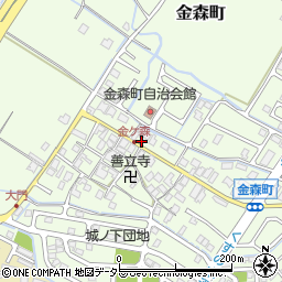 滋賀県守山市金森町794周辺の地図