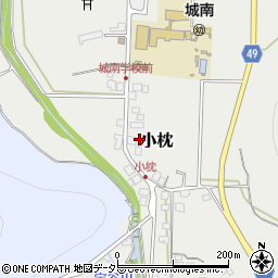 兵庫県丹波篠山市小枕138周辺の地図