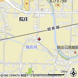 岡山県津山市院庄863周辺の地図
