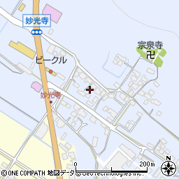 滋賀県野洲市妙光寺215周辺の地図
