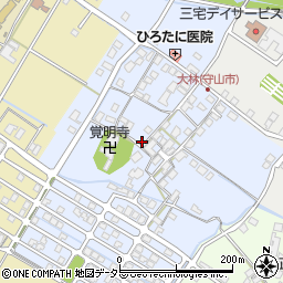 滋賀県守山市大林町270周辺の地図
