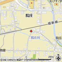 岡山県津山市院庄720周辺の地図
