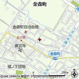 滋賀県守山市金森町867周辺の地図