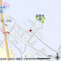 滋賀県野洲市妙光寺251周辺の地図