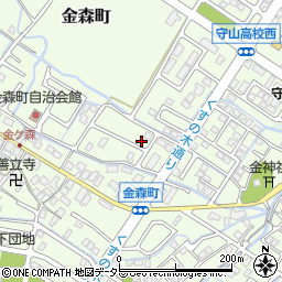 滋賀県守山市金森町895周辺の地図
