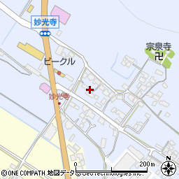 滋賀県野洲市妙光寺211周辺の地図