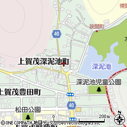 京都府京都市北区上賀茂狭間町49周辺の地図