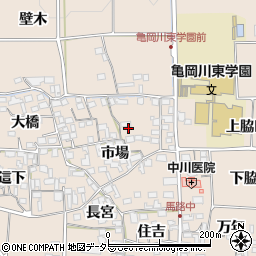 京都府亀岡市馬路町市場40周辺の地図