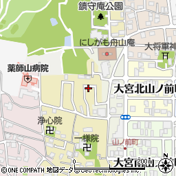 京都府京都市北区大宮薬師山東町11周辺の地図