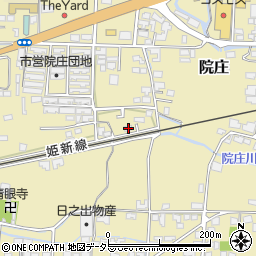 岡山県津山市院庄749周辺の地図