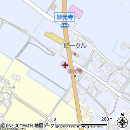 滋賀県野洲市妙光寺160周辺の地図