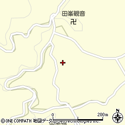 愛知県北設楽郡設楽町田峯二社所周辺の地図