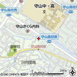 滋賀県守山市金森町3周辺の地図