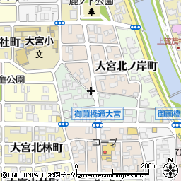 京都府京都市北区大宮田尻町94周辺の地図
