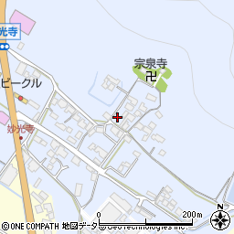 滋賀県野洲市妙光寺250周辺の地図