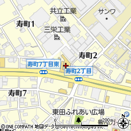 トヨタカローラ名古屋豊田寿店周辺の地図