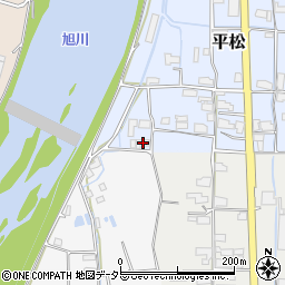 岡山県真庭市平松19周辺の地図