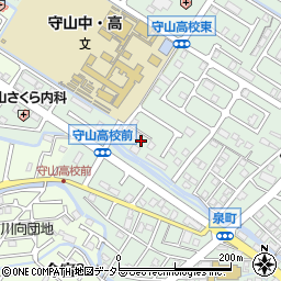 滋賀県守山市守山3丁目13-27周辺の地図