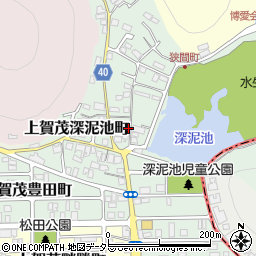 京都府京都市北区上賀茂狭間町48周辺の地図