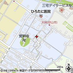 滋賀県守山市大林町290周辺の地図