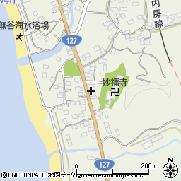 千葉県南房総市富浦町南無谷122-21周辺の地図