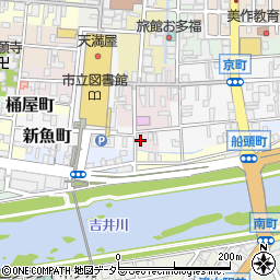 あなぶきパーク津山堺町駐車場周辺の地図