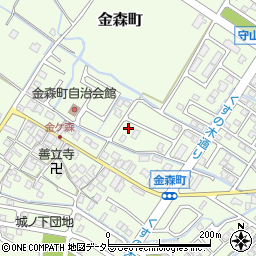 滋賀県守山市金森町869周辺の地図