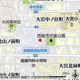 セブンイレブン京都大宮総門口店周辺の地図