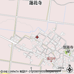 滋賀県蒲生郡日野町蓮花寺518周辺の地図