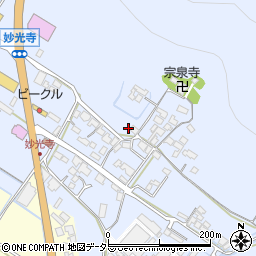 滋賀県野洲市妙光寺252周辺の地図