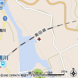 静岡県浜松市天竜区佐久間町浦川3423周辺の地図