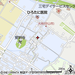 滋賀県守山市大林町288周辺の地図