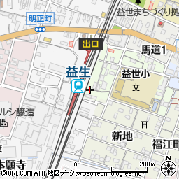 三重県桑名市益生町52周辺の地図