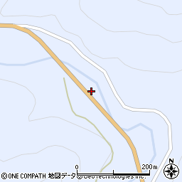 愛知県北設楽郡東栄町三輪上奈根74周辺の地図