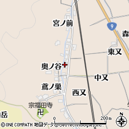 京都府亀岡市千代川町川関（西又）周辺の地図
