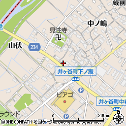 愛知県刈谷市井ケ谷町（下ノ瀬）周辺の地図