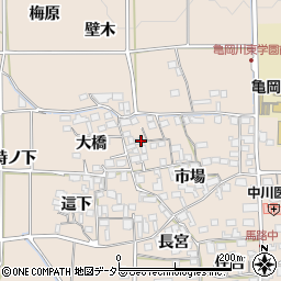 京都府亀岡市馬路町市場61周辺の地図