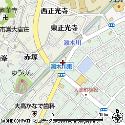 愛知県名古屋市緑区大高町洞之腰3周辺の地図