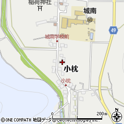 兵庫県丹波篠山市小枕136周辺の地図
