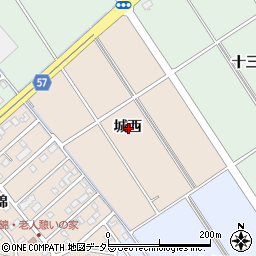 愛知県豊明市新田町城西周辺の地図