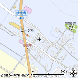 滋賀県野洲市妙光寺210周辺の地図